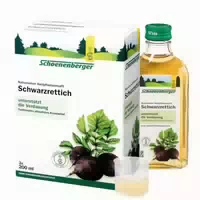 Schoenenberger Schwarzrettich Naturreiner Heilpflanzensaft 3x200 Ml Saft
