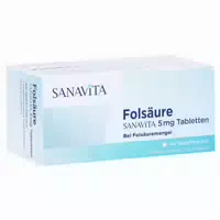 Folsäure Sanavita 5 mg Tabletten 100 st