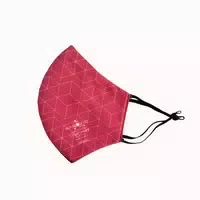 Nanovio Ffp2 Maske Wiederverwendbar Red Mosaik 1 St