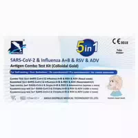 Sars Cov 2 & Influenza A B & Rsv & Adv Antigen Combo Test Kit 1 St Test