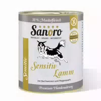 Sanoro Menü Sensitiv Lamm Mit Karotte Und Buchweizen