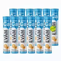 Calcium Brausetabletten 800mg Hochdosiert Vegan 12er Pack 240 st