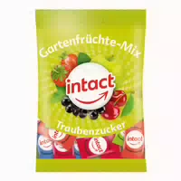 Intact Traubenzucker Beutel Gartenfrüchte Mix 75 g
