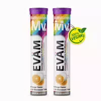 Multivitamin Brausetabletten 10 Vitamine Vegan 2er Pack 40 St