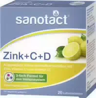 Sanotact Zink C D Lutschtabletten 20 st