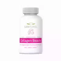 Santurel Collagen Beauty Haut – Haare – Nägel Mit Kollagen Typ 1,2,3 , Hyaluronsäure, Gotu Kola