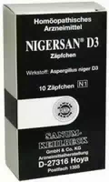 Nigersan D3 10 Suppositorien