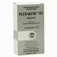 Pefrakehl D 3 Zäpfchen 10x10 st