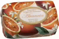 Saponificio Artigianale Fiorentino Seife Orange Gepackt in Geschenkpapier