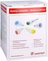 Safety Lanzette 21g Normal, Grün, Einstichtiefe 1,8mm 200 st Lanzetten