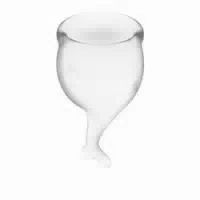 Satisfyer Feel Secure Menstrual Cup Set Transparent