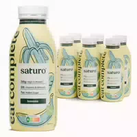 Saturo Trinkmahlzeit Banane | Vegane Astronautennahrung 6 st