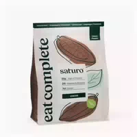 Saturo Trinknahrung Vegan Kakao | Astronautennahrung mit Protein | Trinkmahlzeit mit Nährstoffen