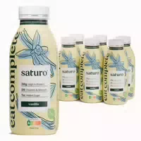 Saturo Trinknahrung Vegan Vanille | Astronautennahrung Mit Protein | Trinkmahlzeit Mit Nährstoffen