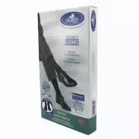 Sauber Herrenstrumpfhose Q Skin 70 den Farbe Schwarz Größe m Sauber