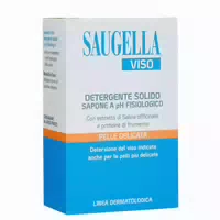 Saugella Gesicht Reinigungsseife Ph Physiologisch für Empfindliche Haut 100 g Saugella