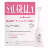 Saugella Poligyn 50 Intensives Feuchtigkeitsgel für die Vagina, 7 Einzeldosisbeutel