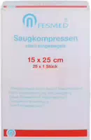 Saugkompressen Steril Fesmed 10x20 cm 25x1 st