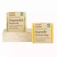 Savion Ziegenmilch Seifen Körper und Haarseife 2er Set