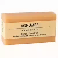 Karitébutter Seife mit Orange & Grapefruit