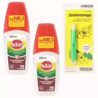 Autan Zeckenschutz 2 Sprays Zeckenzange Set 1 st Sparset