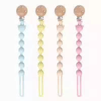 Scherkette 4er Set Silikon 2 in 1 Beißring Bpa Frei 1 st