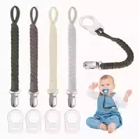 Scherkette Baumwolle Geflochten mit Clip Set 1 st