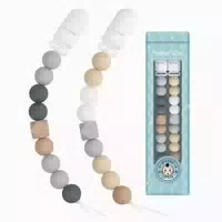 Scherkette Silikon Dummy Clips Halter Beißring 1 st