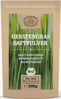 Gerstengrassaft Pulver Bio 100% Bio aus den Usa 200 Gramm De Scheunengut