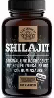 Scheunengut Shilajit | Das Original Mit 50% Fulvinsäure & 12% Huminsäure | 180! Kapseln Mumijo