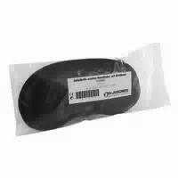 Schlafbrille Schwarz mit Klettband 1 Stück