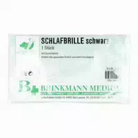 Schlafbrille Schwarz Mit Kle