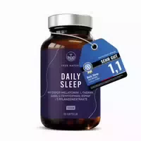 Schlafkapseln Testsieger Daily Sleep Premium Schlaf Komplex mit Melatonin True Nature