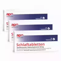 Schlaftabletten Diphenhydramin 50 mg von Apodiscounter