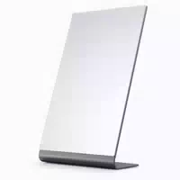 Schminkspiegel Tischspiegel 12 Zoll Aluminium Schwarz Space 1 st