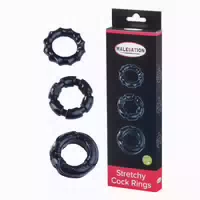 Malesation Cock Ring Set Beginner 3 st
