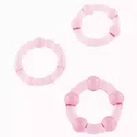 Seven Creations Set aus Drei Transparenten Penisringen 1 st