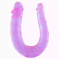 Seven Creations Penis Mitzwei Flexiblen Jelly Köpfen