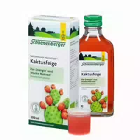 Schoenenberger Fruchtsaft Kaktusfeige für Energie und Starke Nerven