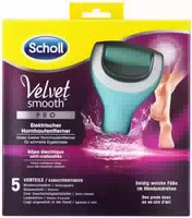 Scholl Velvet Smooth Elektrischer Hornhautentferner Pro 1 St