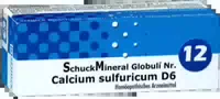 Schuckmineral Globuli 12 Calcium Sulfuricum D6 7 5 g Globuli