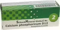 Schuckmineral Globuli 2 Calcium Phosphoricum D 12 7 5 g Globuli