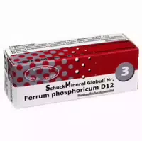Schuckmineral Globuli 3 Ferrum Phosphoricum D12 7 5 G Globuli