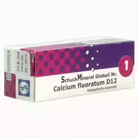Schuckmineral Globuli 1 Calcium Fluoratu 7,5 G