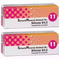 Schuckmineral Globuli 11 Silicea D12 7 5 g Globuli