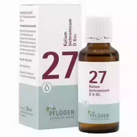 Schüßler Salz Nr 27 Kalium Bichromicum D6 30 Ml Tropfen