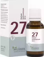 Schüßler Biochemie Pflüger 27 Kalium Bichromicum D12 Globuli