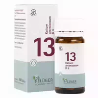 Schüßler Salze Biochemie Pflüger 13 Kalium Arsenic D 6 Tbl