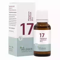 Schüßler Salze Biochemie Pflüger 17 Manganum Sulfur D12 Gl