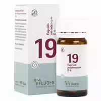 Schüßler Salze Biochemie Pflüger 19 Cuprum Arsenic D 6 Tbl